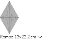 ConcettoSpaziale_form_rombo Concetto Spaziale – kosoštvorcový 3D reliéfny obklad 13x22,2 cm