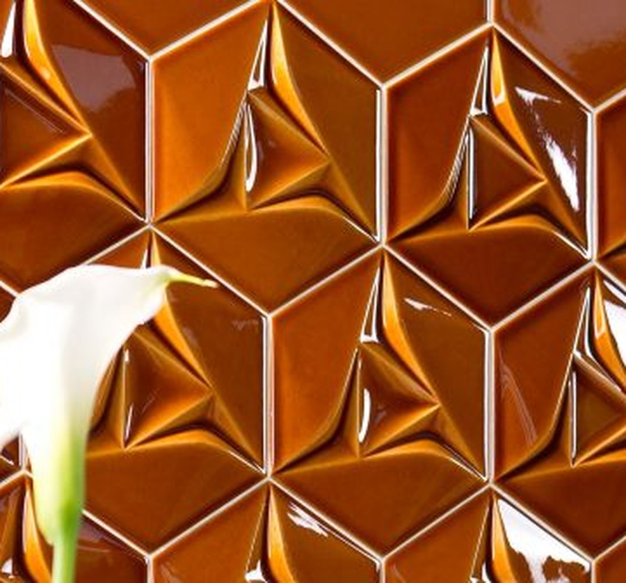 concetto-spaziale-esagono-hnedy-3d-obklad-etruria Concetto Spaziale Esagono Etruria – hnedý 3D hexagonálny obklad, detail